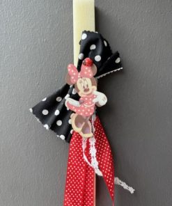 Λαμπάδα για κορίτσια Minnie Κίτρινη