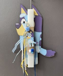 Λαμπάδα για κορίτσια Bluey Άσπρη