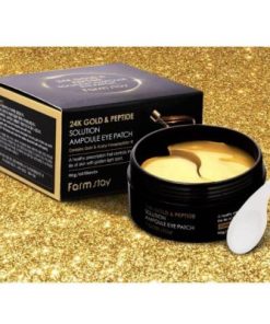 Farmstay 24K Gold & Peptide Solution Ampoule Eye Patch 60 τμχ