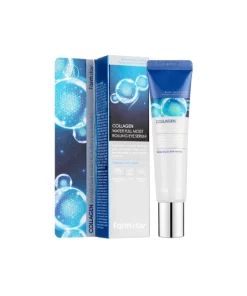 Farmstay Collagen Water Full Moist Rolling Eye Serum,Ορός Ματιών με Νιασιναμίδη, Σερίνη και Θαλάσσιο Κολλαγόνο 25ml